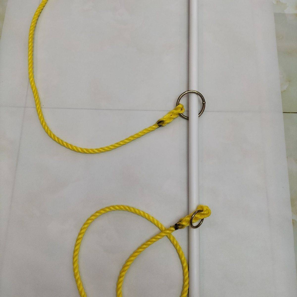 One inch pole, one inch, three long ropes, four inches long, five long New Sea